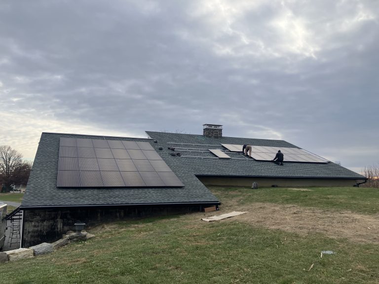 Belmont Solar founder Ben Zook's house getting solar panels installed