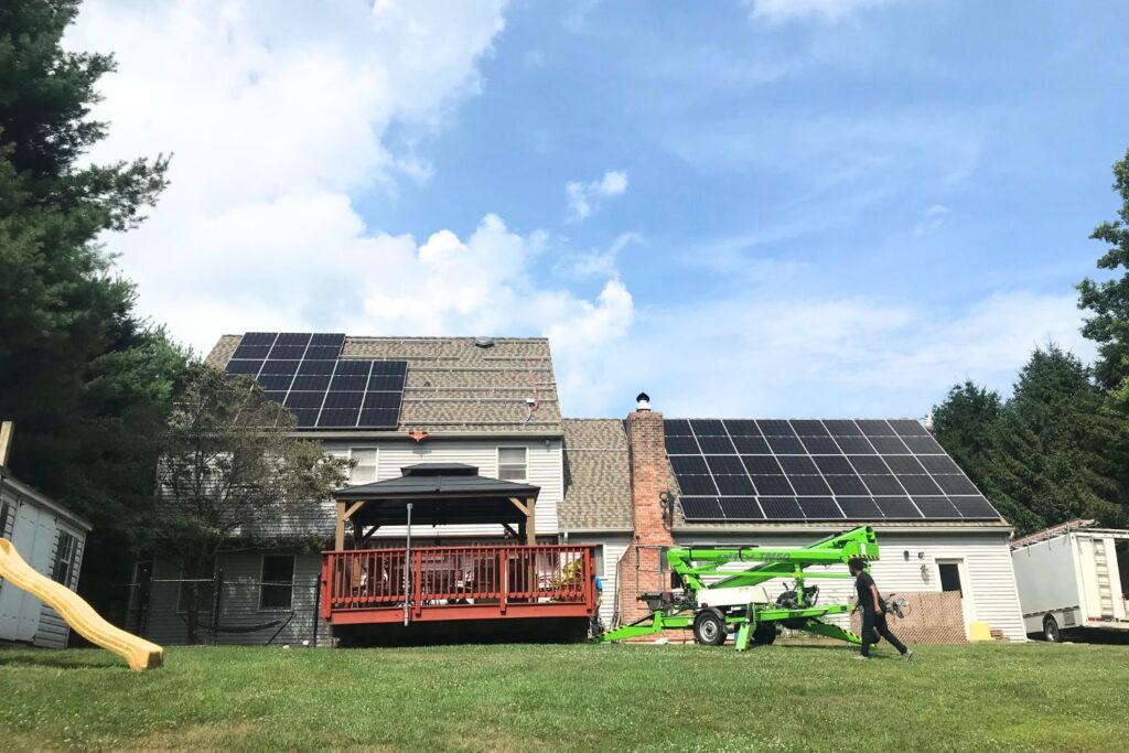 grid-tied 20 kW solar system in Mohnton