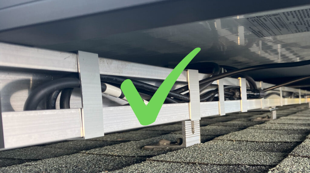 tough Trac solar panel mounting