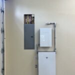 Tesla Powerwall in garage in Bernville, PA