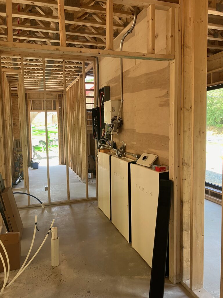 Three Tesla Powerwalls installed in building in Coplay, PA
