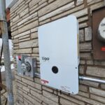 Tigo inverter installed on house exterior in Brownstown, PA