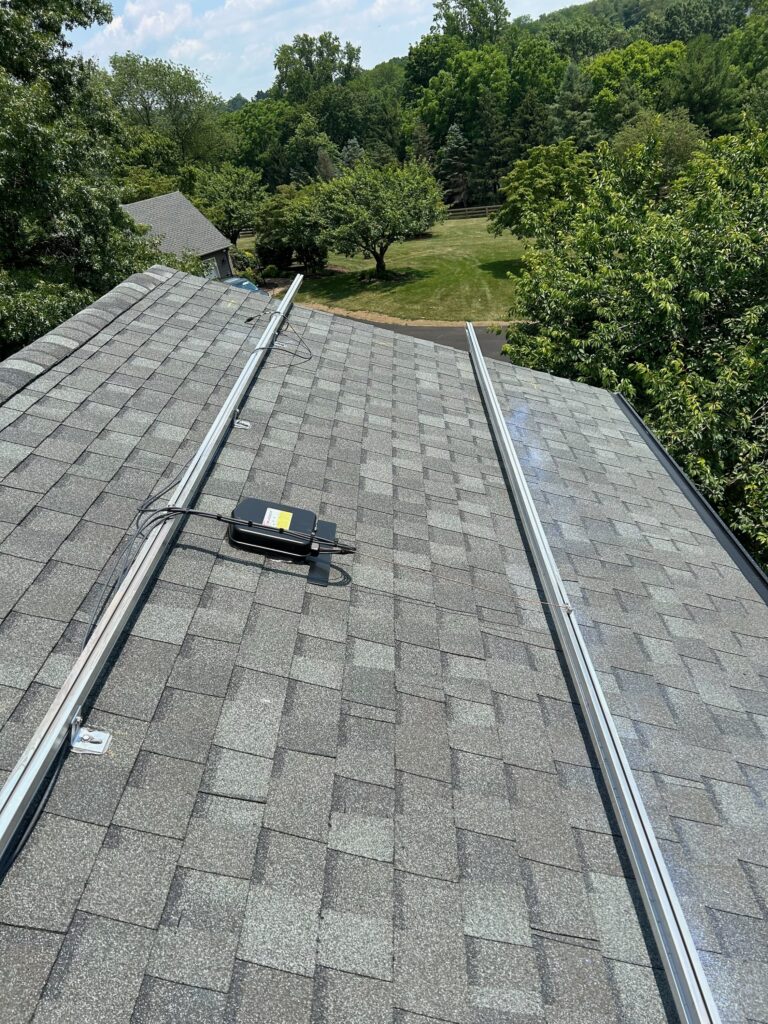 Tough Trac installed on roof of garage in Bernville, PA