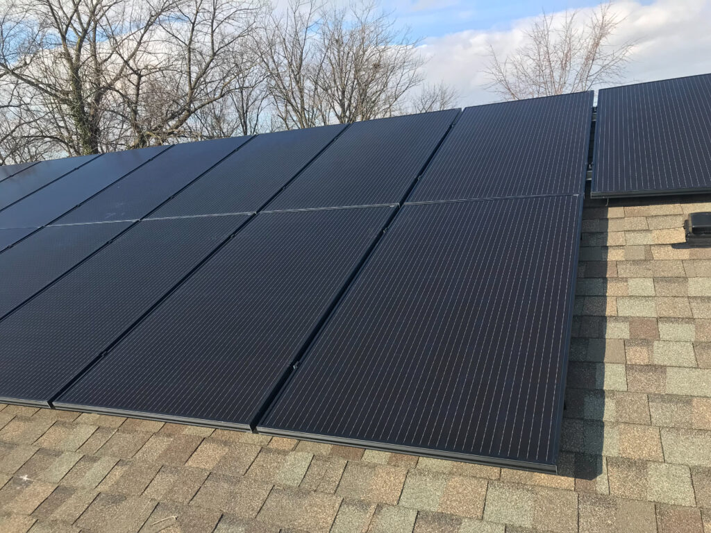 all black solar panels in Millersburg