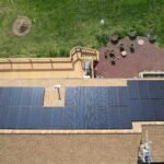 drone footage of a 16kw solar install in Quarryville, PA