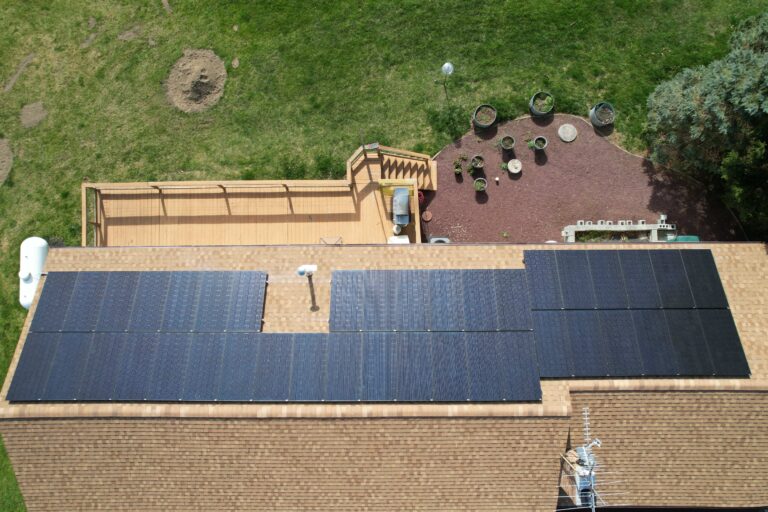drone footage of a 16kw solar install in Quarryville, PA