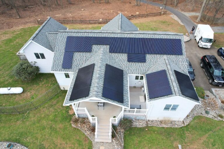 belmont solar installation in new providence