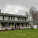 the front of a home with a newly installed solar system in Strasburg PA