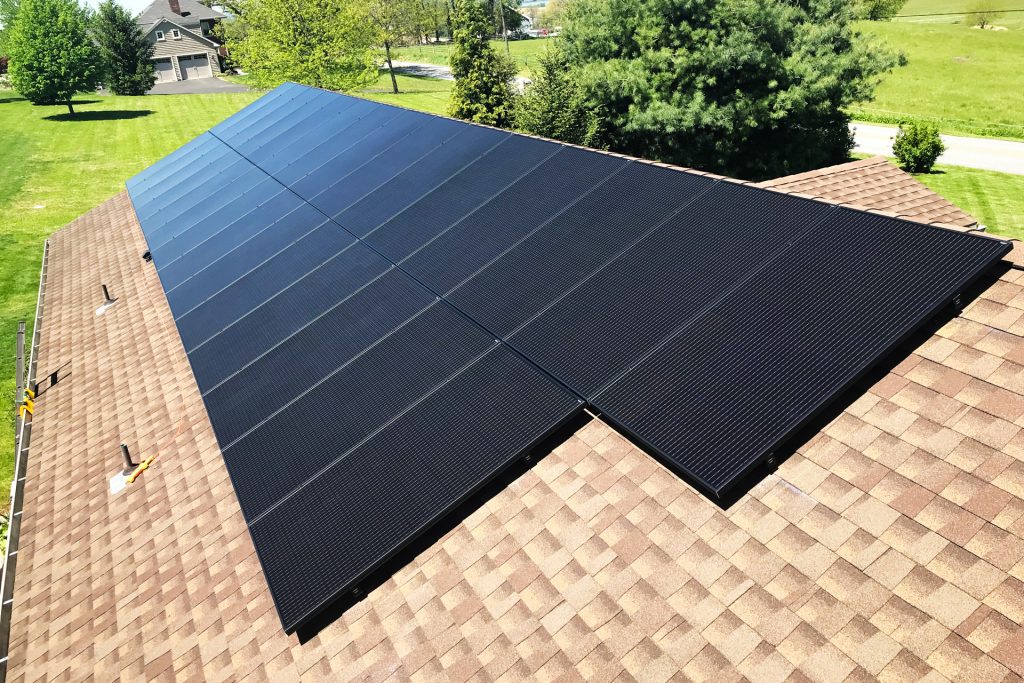 brand new solar installation for gordonville pa homeowner
