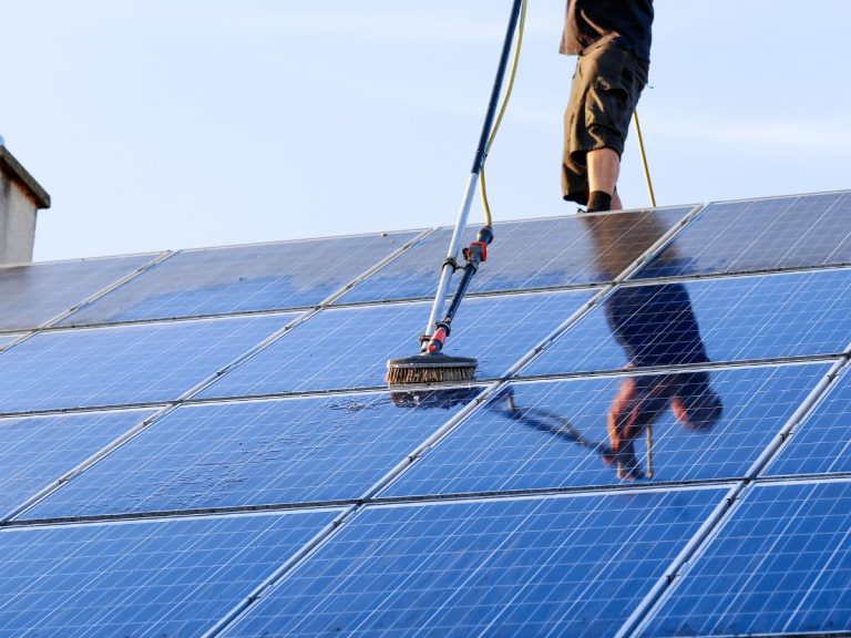 solar panel maintenance