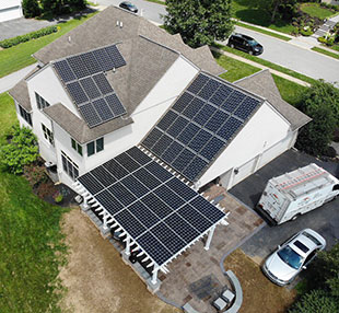 House Install by solar energy installer in Pa