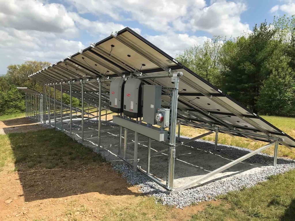 Ground Mounted Solar Install by Lancaster Solar Contractor